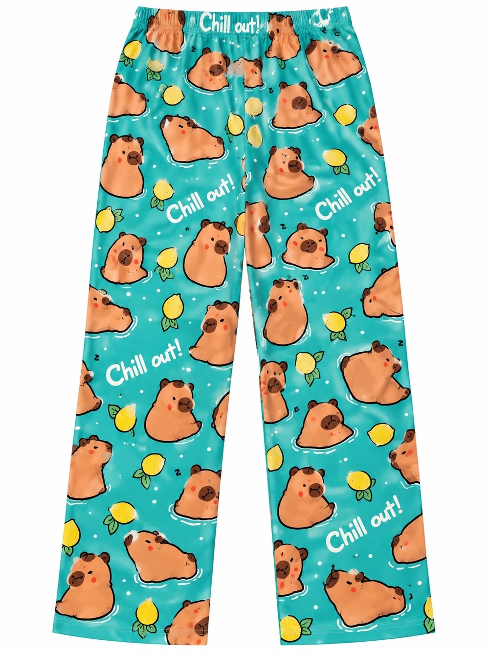 FEIFEIYU Kids XL Capybara Pajama Pants Chill Out Lounge Pants